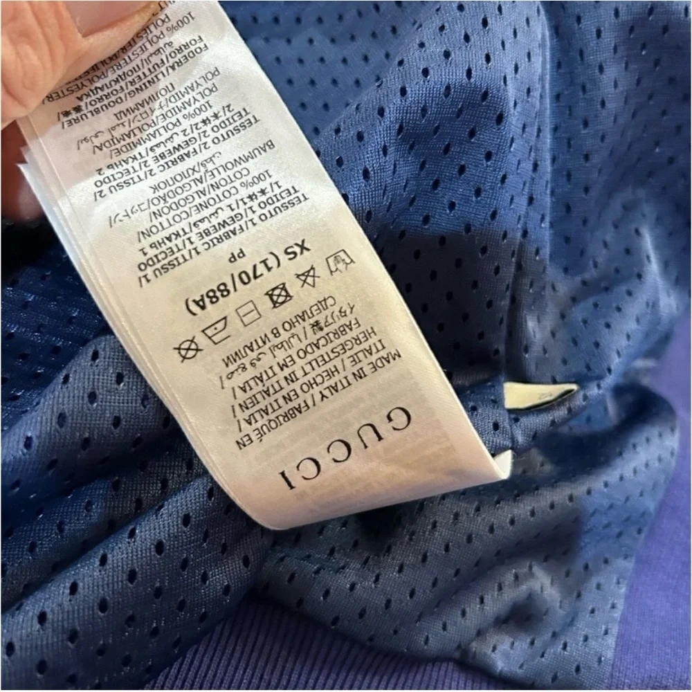 Gucci X North face cotton jacket size XS fits like medium made in Italy
